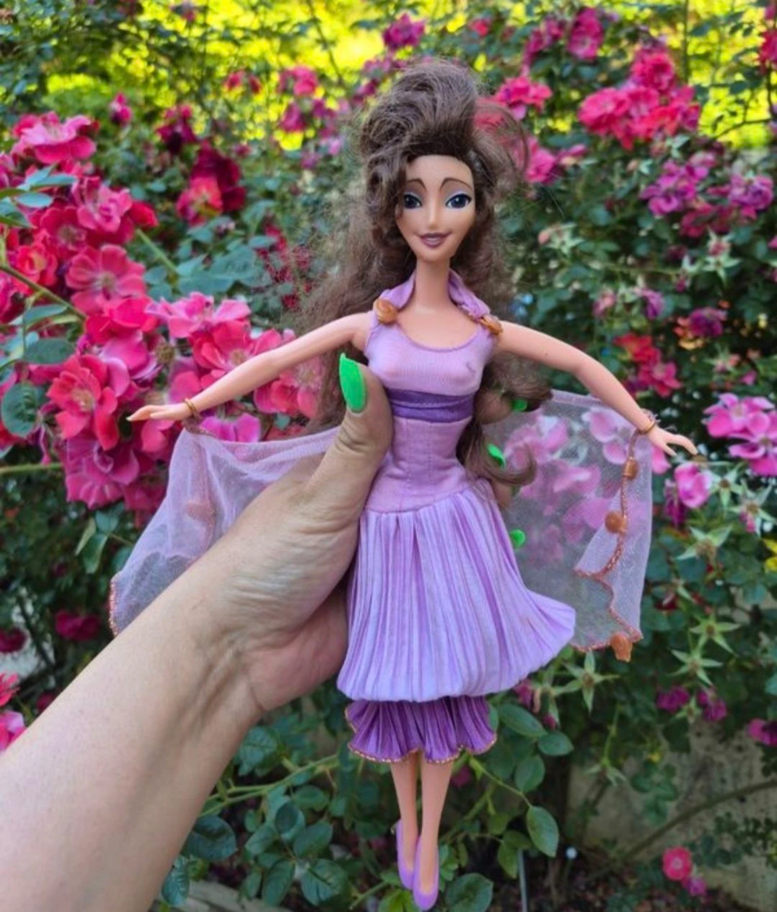 Bonita boneca Megara do filme Hércules da Mattel – photo 2